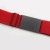 Ellany Red - 1.5" Black Magnetic Flat Clasp Elastic Belt