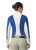 Kerrits Affinity® Long Sleeve Show Shirt - True Blue/ Iron Bouquet