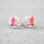 Cowgirl Fabric Button Earrings