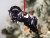 Equestrian Jumping Horse Ornament -Black Hunter Jumper Horse