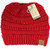 CC Pony Tail Beanie - Red