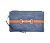 Tucker Tweed Wellington Wristlet - Navy/Chestnut