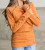 Ampersand Avenue Ladies' Side Zip Pullover - Pumpkin