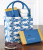 Dark Horse Chocolates Blue Horse Tote with 8 Piece Gift Box