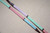 Black Oak Pastel Rainbow Rubber Reins - Full Size 54" Length