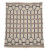 Equestrian Stirrup Throw Blanket - Flax/Smoke/Hemp