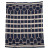 Equestrian Stirrup Throw Blanket - Marine/Flax