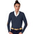 Chestnut Bay Ladies Rider Lounge V-Neck Sweater - Navy