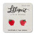 Lilliput Post Earrings - Apple