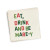 "Eat Drink and Be Mare-Y" Cocktail Napkins 
