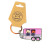 Horse Trailer Keychain - Pink