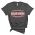 Barn Mom T-Shirt - Asphalt Grey / Hot Pink