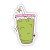 Iced Matcha Latte Sticker