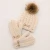 Snaffle Bit Ecru Knit Mittens