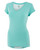 Karleigh Short Sleeve V-Neck - Aqua