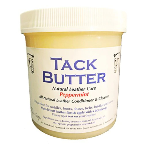 Tack Butter Natural Leather Conditioner & Cleaner Peppermint 15 oz.