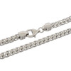 Rhodium Finish .925 Silver Franco Style Link Chain; 30" Inches