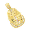 10k Gold Egyptian Pharaoh Pendant