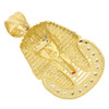 10k Gold Egyptian Pharaoh Pendant