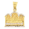 10k Gold Hollow Two-Tone Last Supper Pendant