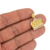 10k Gold Hollow Two-Tone Last Supper Pendant