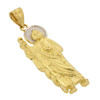 10k Gold Small Size Saint Jude Pendant