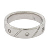 .925 Silver Modern Cut Engagement Band