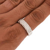 .925 Silver Chain Style Engagement Band