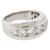 .925 Silver Channel Set Engagement Band