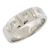 .925 Silver Modern Style Engagement Band