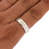 .925 Silver Modern Style Engagement Band