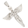.925 Silver Large Praying Angel Pendant
