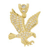 10k Gold Flying Eagle Pendant