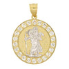 10k Gold Saint Christopher Pendant