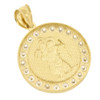 10k Gold Saint Christopher Pendant