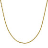 Hollow 10k Gold 2mm Rope Link Chain