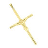 .925 Silver Big Hollow Bar Cross Pendant