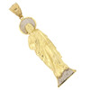 10k Gold Hollow Style Saint Jude Pendant