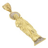 10k Gold Hollow Style Saint Jude Pendant