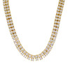 Gold Plated Brass 8mm 2 Row Tennis Chain