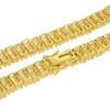 Gold Plated Brass 8mm 2 Row Tennis Chain