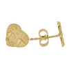 10k Gold Heart Earrings