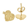 10k Gold Heart Earrings