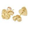 10k Gold Mini Heart Earrings