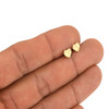 10k Gold Mini Heart Earrings