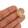 10k Gold Small Tri Color Vrigin Mary Pendant