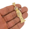 10k Gold Medium Santa Muerte Pendant
