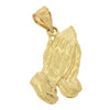 10k Gold Small Praying Hands Pendant