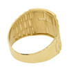 10k Gold Cross Watch Band Style Ring