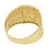 10k Gold Jesus Christ Watch Band Style Ring